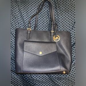 Navy Michael Kors Tote Bag